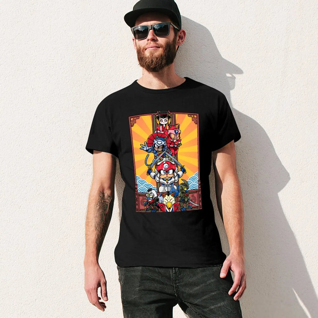 Vintage Movie - Vintage Animated Television T-Shirt Retro Style Print Casual Top