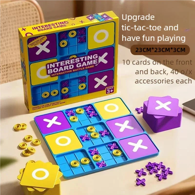 New Tic-Tac-Toe Board Game | Kids Logic Thinking Training | Early Learning Tabletop Toy