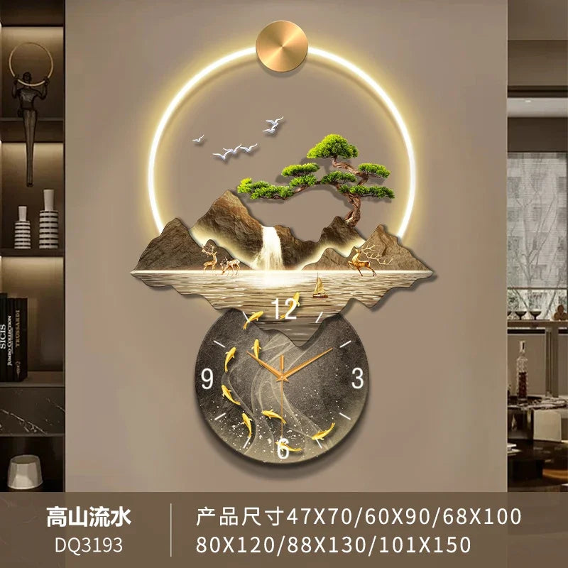 Korean Aesthetic Wall Clock Mechanism Luxury Living Room Cute Korean Aesthetic Clock Wall Fashion Reloj Pared Room Decorations