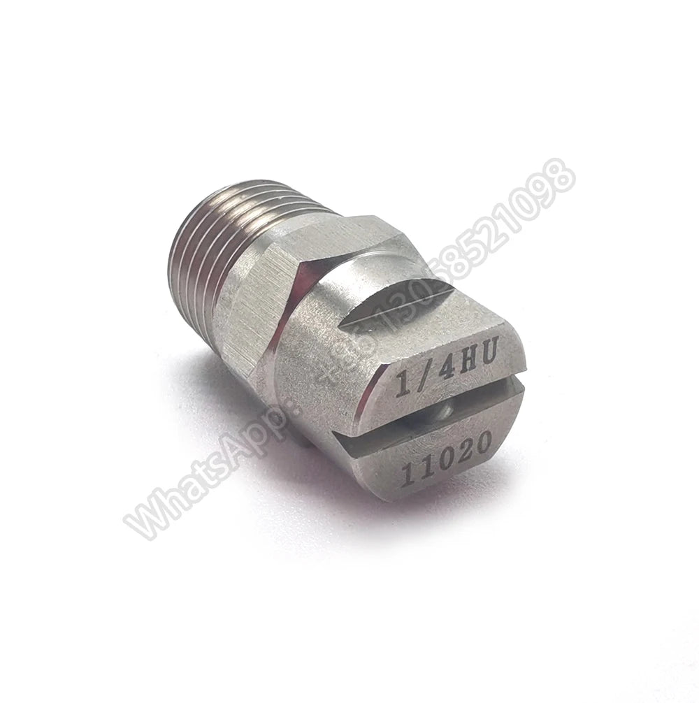 1/4‘’40/50 degree HVV HU Flat Fan Nozzle V e j e t Standard High Impact Stainless Steel Nozzle