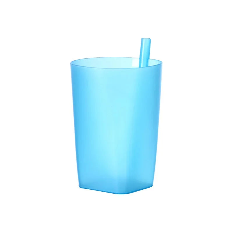 360ml Great Straw Cup Multipurpose Large Capacity Integrated Measuring Straw Drink Jug Juego Tazas De Cafe Y Plato