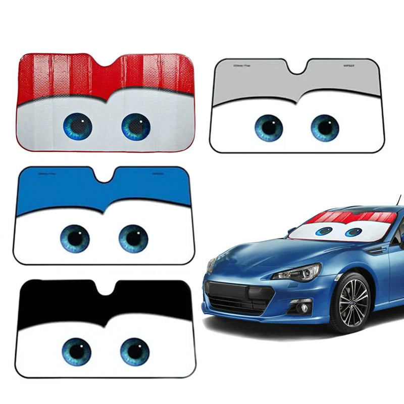 Car Solar Protection 6 Colors Eyes Heated Windshield Sunshade
