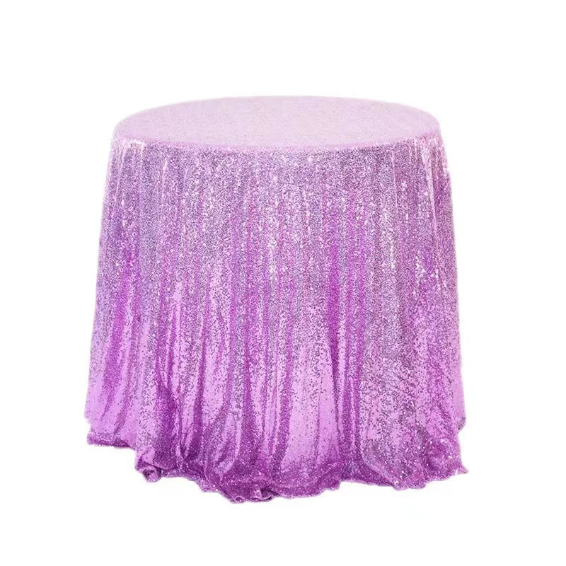 180cm Round Sequin Tablecloth  for Wedding Banquet Wedding Birthday Christmas Party Table Decoration Sequin dining table decorat