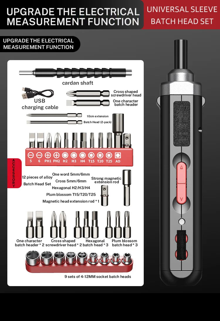 Electric Screwdriver Cordless