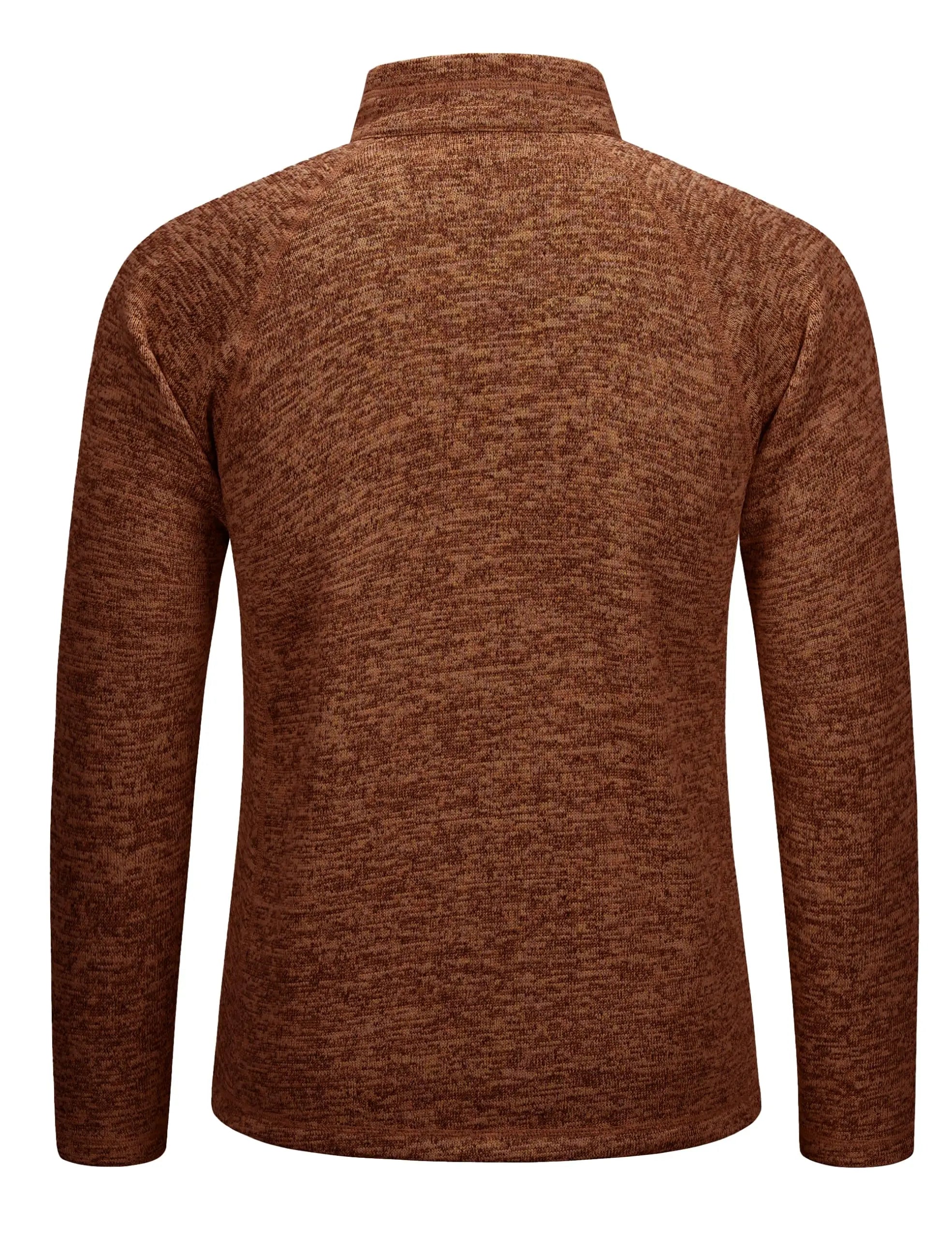 TACVASEN Men's Quarter Zip Pullover Long Sleeve Thermal Fleece Sweater Lightweight Casual Golf Sweatshirt with Zipper Pocket