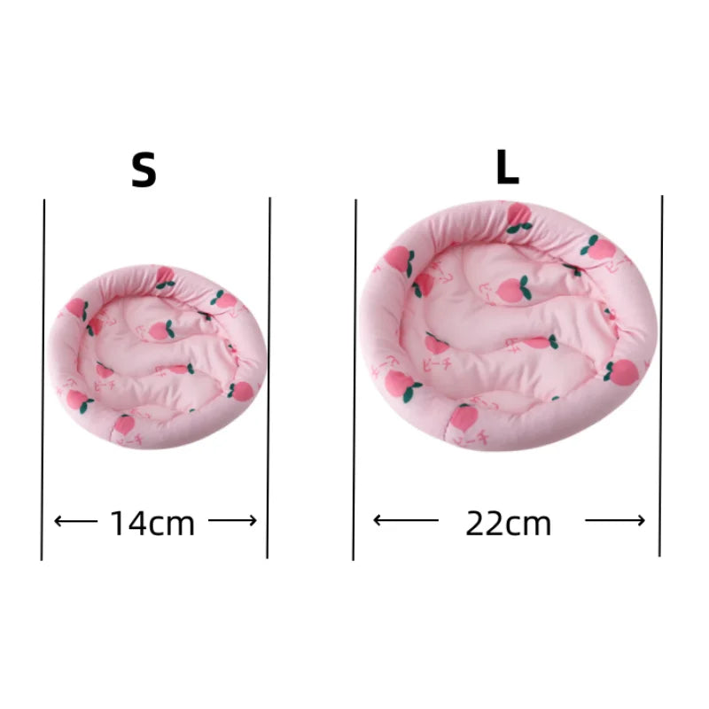 Small Animal Bed Cushion Mat, Hamster Nest, Squirrel, Hedgehog, Rabbit, Warm, Soft, Plush, Guinea Pig, House, Small Pet Nest Mat
