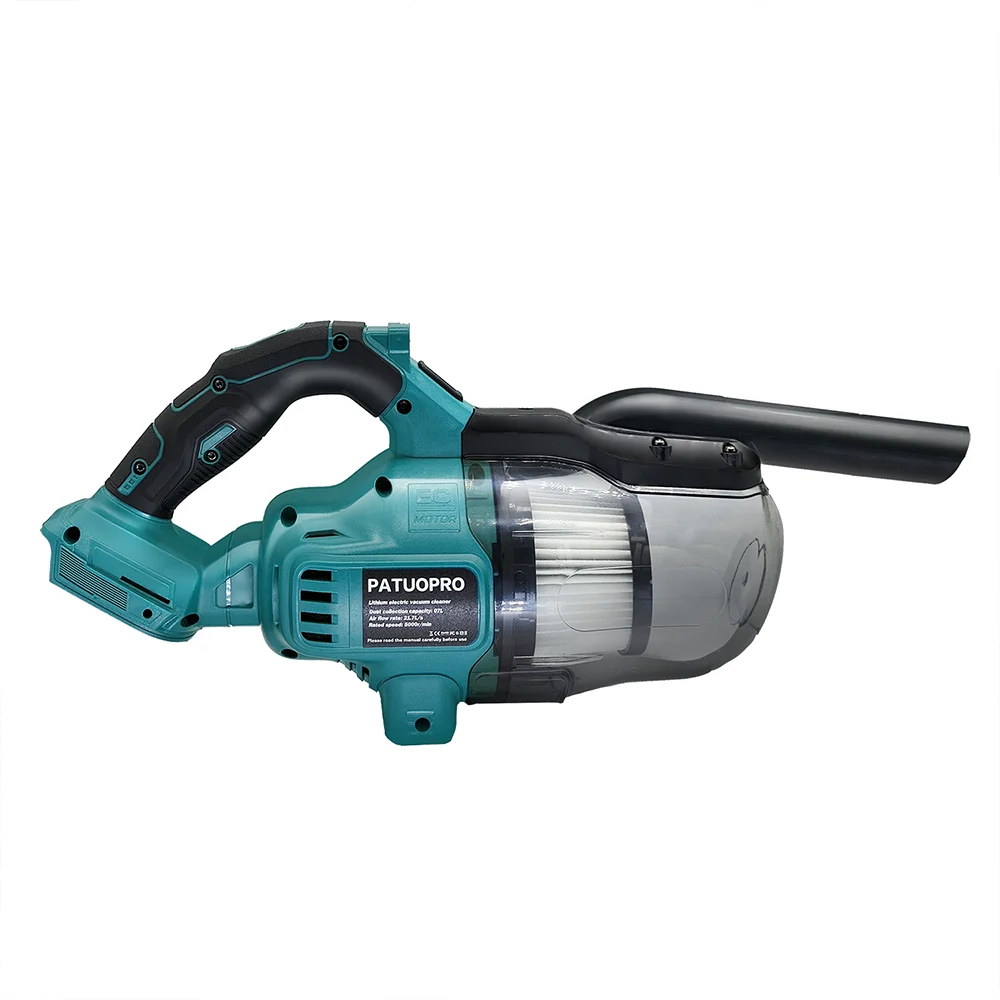 PATUOPRO Cordless Vacuum Cleaner Handheld Dust Collector Floor Carpet Car Pet Hair Cleaning Power Tool For Makita 18V Battery