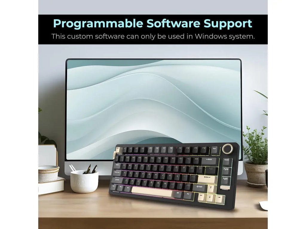 Rosewill Neon S75 Wireless Mechanical Gaming Keyboard USB-C