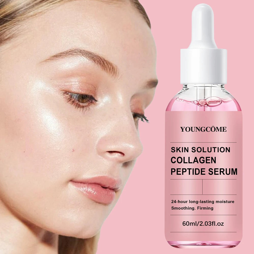 YOUNGCOME Collagen Peptide Serum for Face - Deep Hydration & Firming Essence | Nourishing Skin Care for Smooth Elasticity