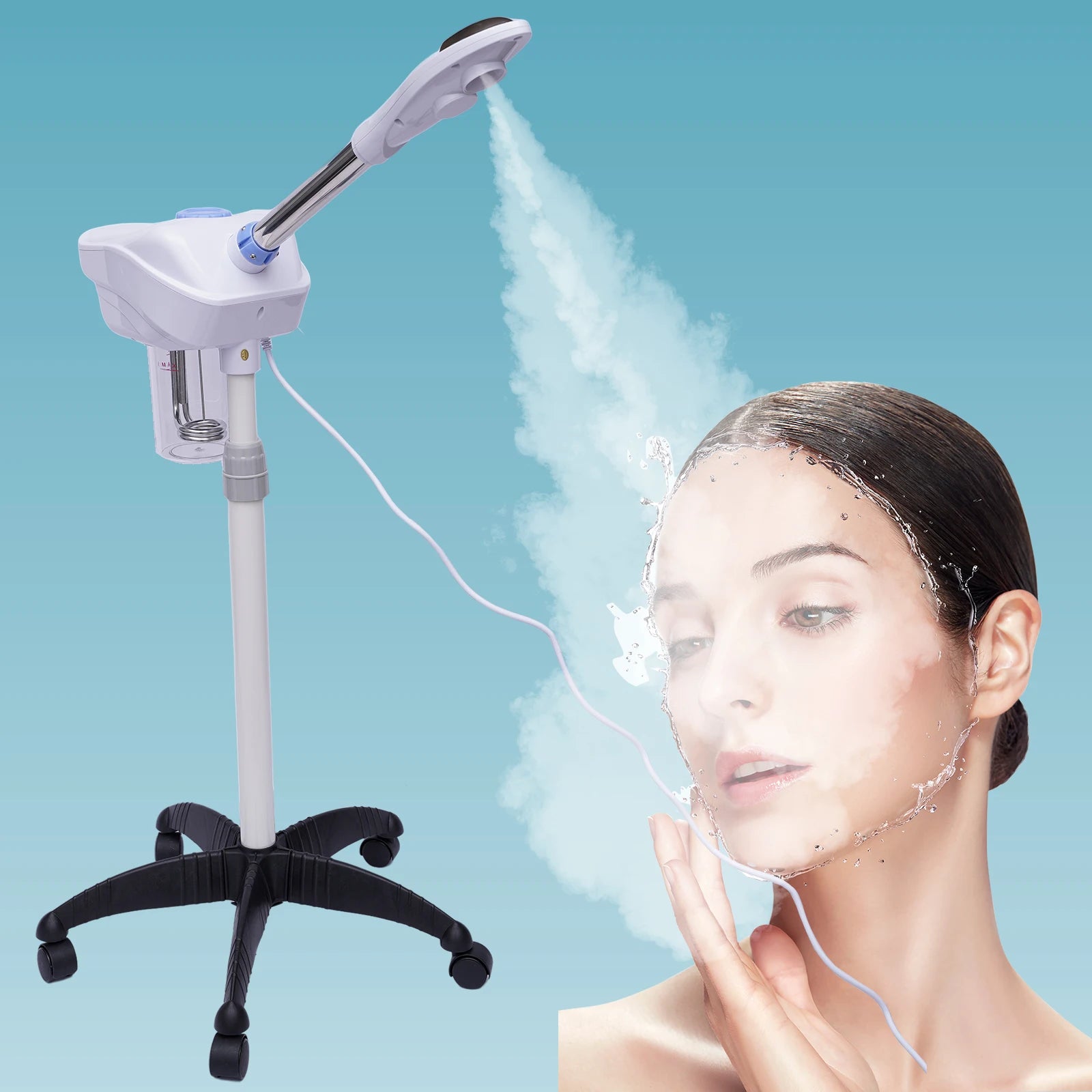 Beauty Spray Machine Hydration Herbal Skin Care Ozone Beauty Universal Wheels Warm Steam Skin Hydrated Cleansing Salons Spa