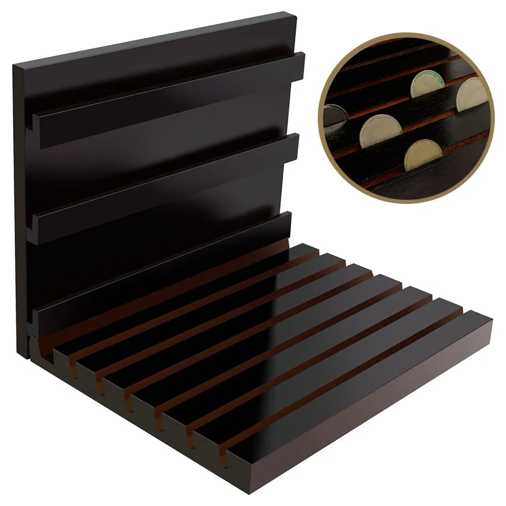 Coin Display Stand Wooden Commemorative Coin Display Rack Versatile Coin Shelf Coin Holder Desk Organizer For Collectors