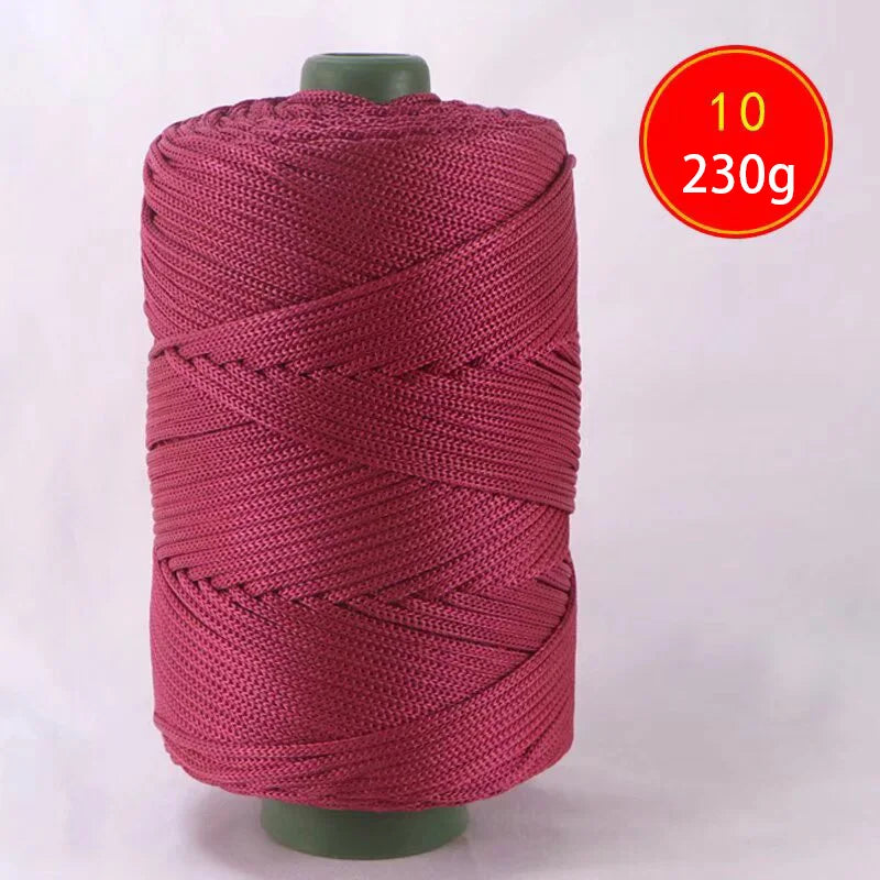 225g Lightweight Ice Silk Thread Handcrafted for Summer Cool Hats, Sun Hats, Storage Baskets, Seat Cushions, Yarn