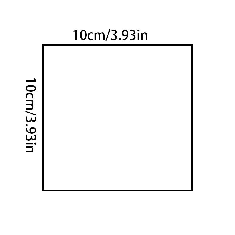 Square Mica Mosaic Tiles Glass Mosaic Transparent Stained Mosaic Arts Piece DIY Craft Materials Making Decoration Acc 10x10cm