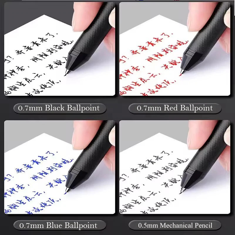 Multifunctional 4-color-in-one gravity-sensing pen metal ballpoint pen/Mechanical Pencil