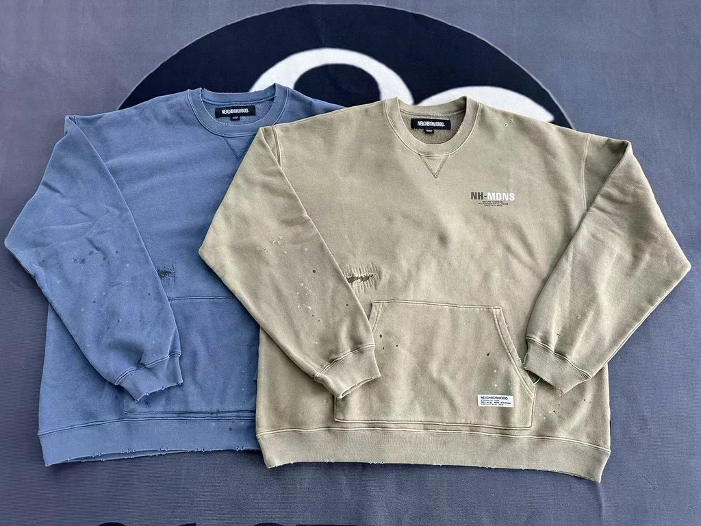 Long Sleeve Hoodie Sweatshirt Casual Comfortable Cotton round Neck Unisex Basic Style Daily Wear  Series No Brand