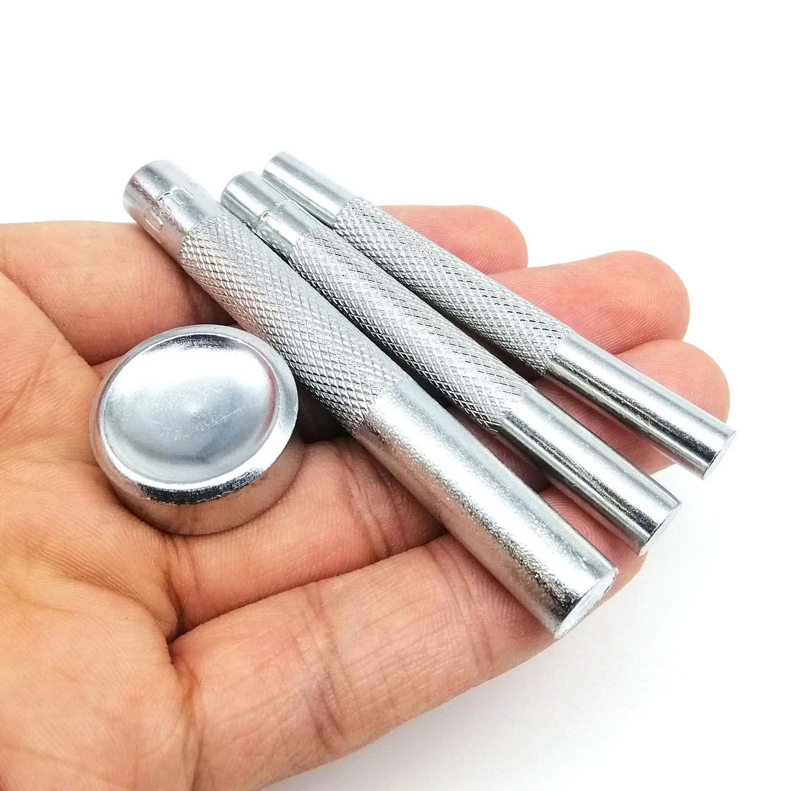 6mm 8mm 10mm Die Punch Tool Steel Rod for Metal Double Cap Side Round Rivet Decorative DIY Nailhead Spike Stud