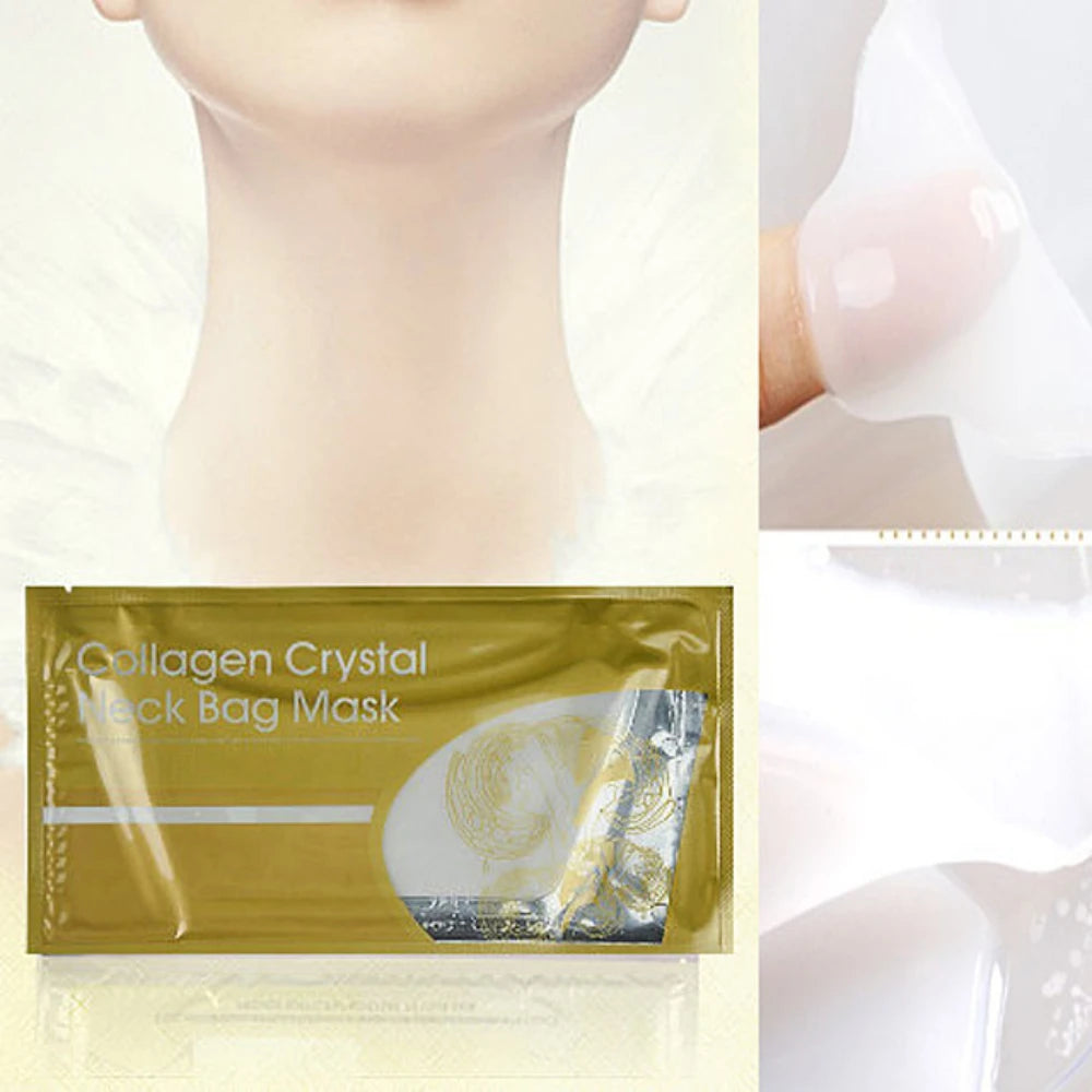 Collagen Crystal Anti Wrinkle Anti Aging Neck Mask Skin Whitening Nourishing Tighten Neck Mask Lift Mask Skin Care