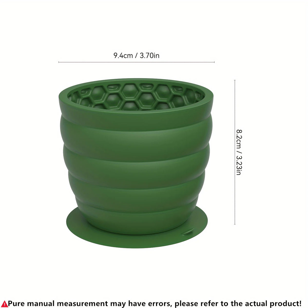 Silicone Slow Feeder  Dog Bowl with Suction Cup - Non-Slip, Healthy Eating Pet Dish for Small Breeds