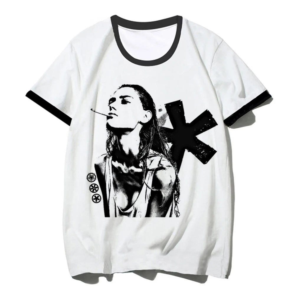 Y2k Tops top women funny Y2K Japanese Tee girl y2k clothing