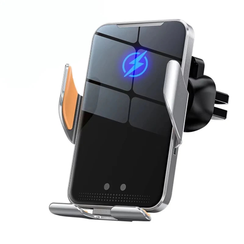Car Wireless Charger Magnetic Auto Car Mount Phone Holder For iPhone 17 16 15 14 13 12 Samsung Infrared Induction Fast Charging