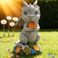 Solar Garden Turtle/elephant/dragon Can Statue Light Garden Statue