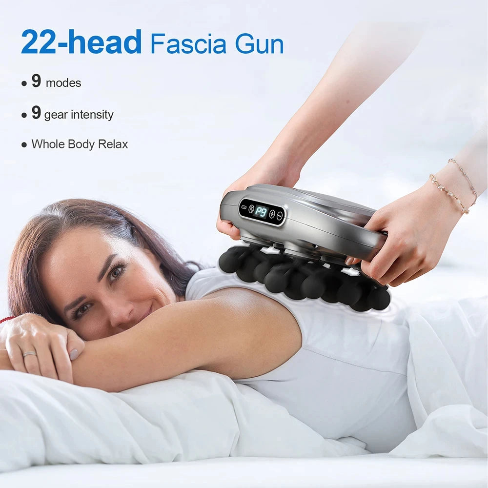 22-Head Deep Tissue Percussion Massage Gun
