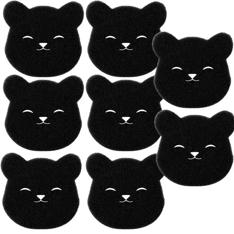 4-8Pcs Pet Hair Remover Bear Shape Laundry Balls Washing Machine Lint Catcher Reusable Clothes Sofa Cat Dog Fur Cleaning Sponge