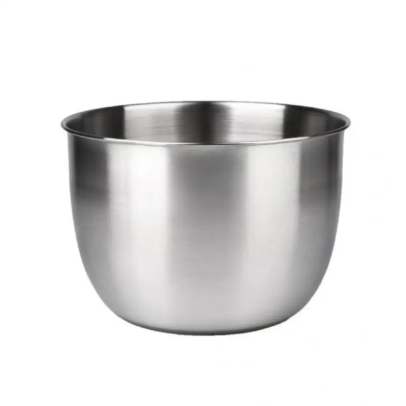 1Pc Multi-Purpose Stainless Steel Bowl - Deep Mixing Basin for Baking Cake Egg Beater Salad, Fruit Storage Kitchen Cooking Tool