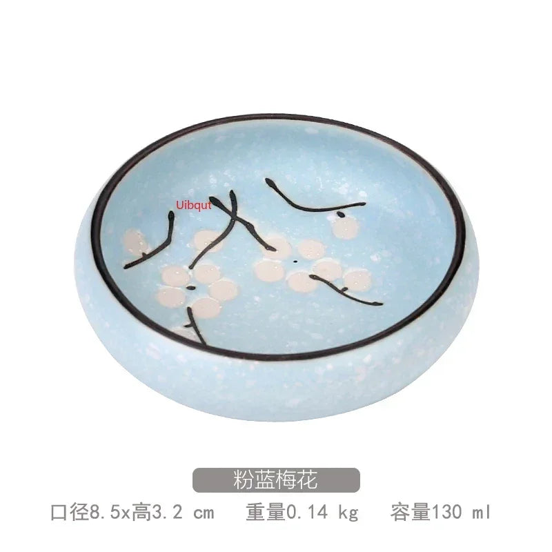Ceramic Seasoning dish Japanese snack dish soy sushi sauce dish gravy Sauce Vinegar Jam Dishes Kitchen Small Plate Tableware