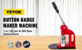 SucceBuy 25-75MM Badge Maker Machine DIYButton Pin Broochs Press Making Tool with 500 or 1000Pcs Circle Manufacture Button Parts