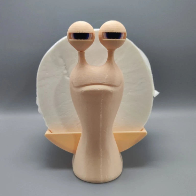Cute Snail -Shaped Bathroom Tissue Holder Fun Desk Organizer Novelty Home Decor