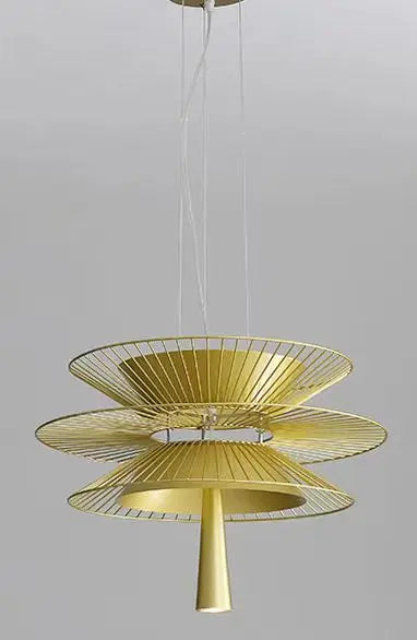 SANDYHA New Trend LED Chandelier Luxury Metal Cord Pendant Lighting for Parlor Living Dining Room Home Decor Home Hanging Lamp