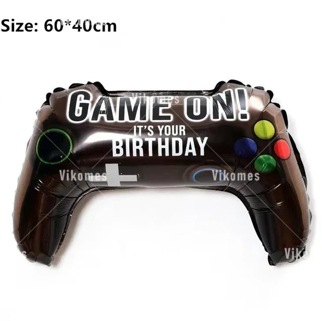 Fortnite Balloons Shooting Game Ballons Boy Girl Happy Birthday Banner Party Decoration Alpaca Llama Tableware Cake Topper Toy