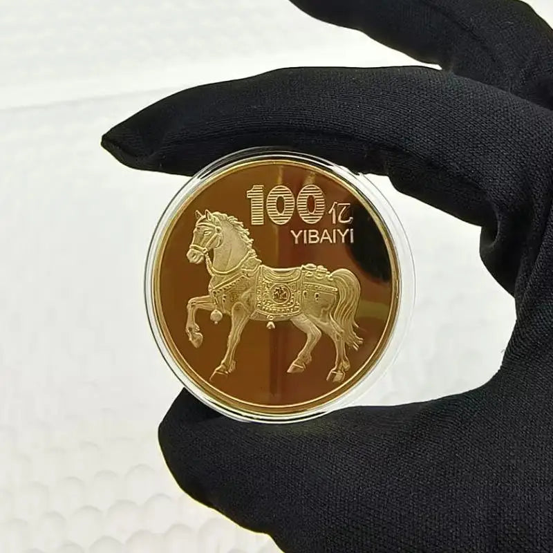 1PC  Metal Collection 2026 New Year Souvenir 40mm Chinese Coins Lucky Animal Horse Collectible Coins