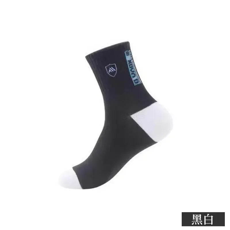5 Pairs High Quality Business Men Socks Autumn Winter Breathable Athletic Men's Cotton Sports Socks 100% Cotton Thick Socks