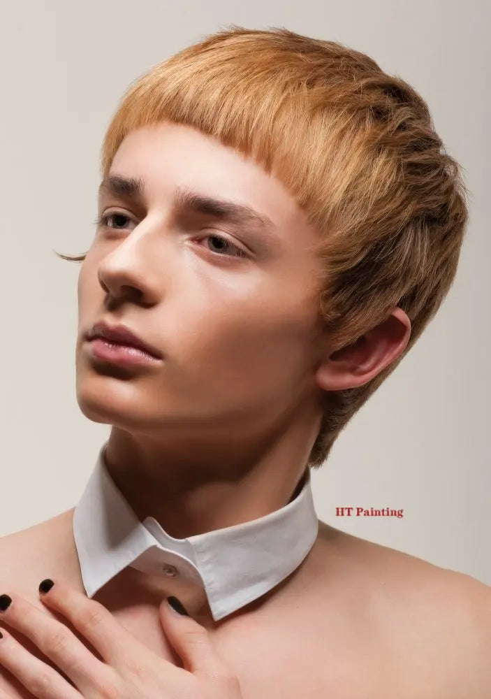 Fashion Man Hairstyle Model Hairdressing Poster Male Hair Design Canvas Painting Wall Pictures Salon Barber Shop Home Decor