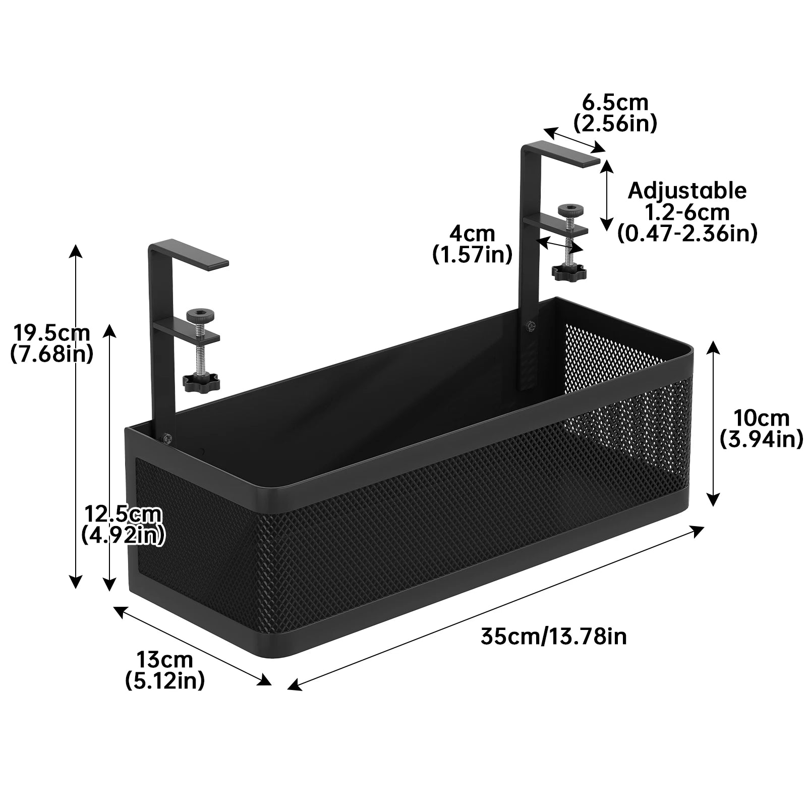Under-Desk Storage Rack, Stationery Organizer, Gaming Desk, Desk Organizer, Under-Desk Hanging Basket, Box, Workstation Drawer
