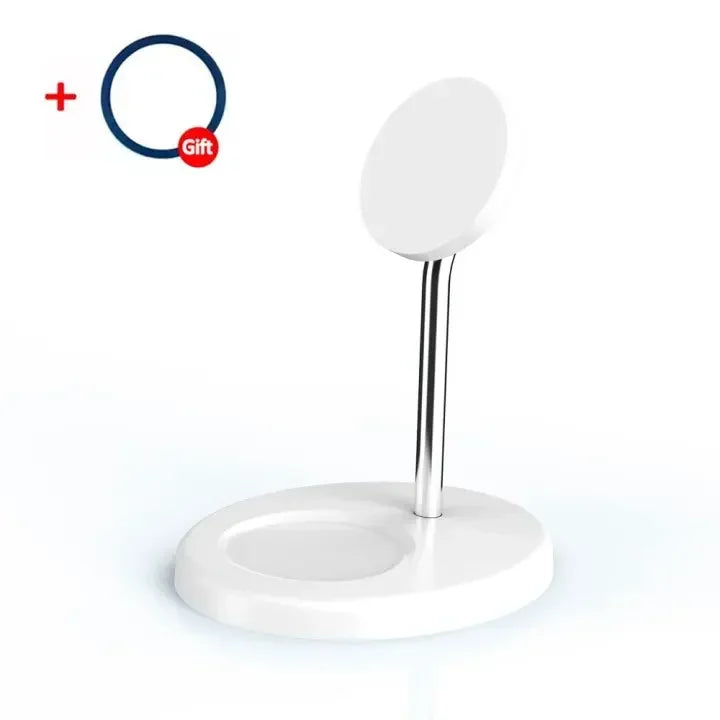Upgraded Magnetic 2 in 1 Wireless Charger Stand For iPhone 16-12 Pro Max AirPod Pro Fast Phone Charging Station Holder