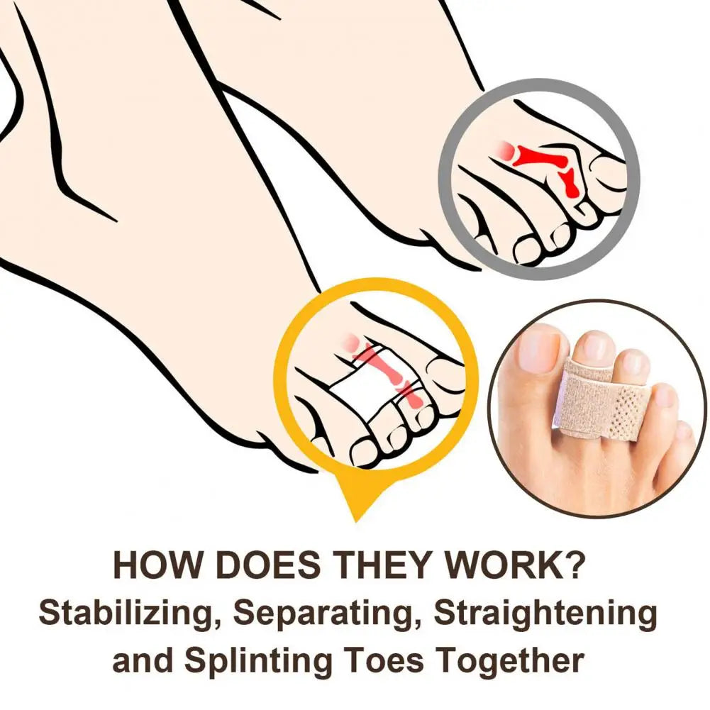 Toe Straightener Breathable Bunion Corrector Non-Deformed Foot Wear Finger Straightener Hammer Toe Hallux Valgus Corrector