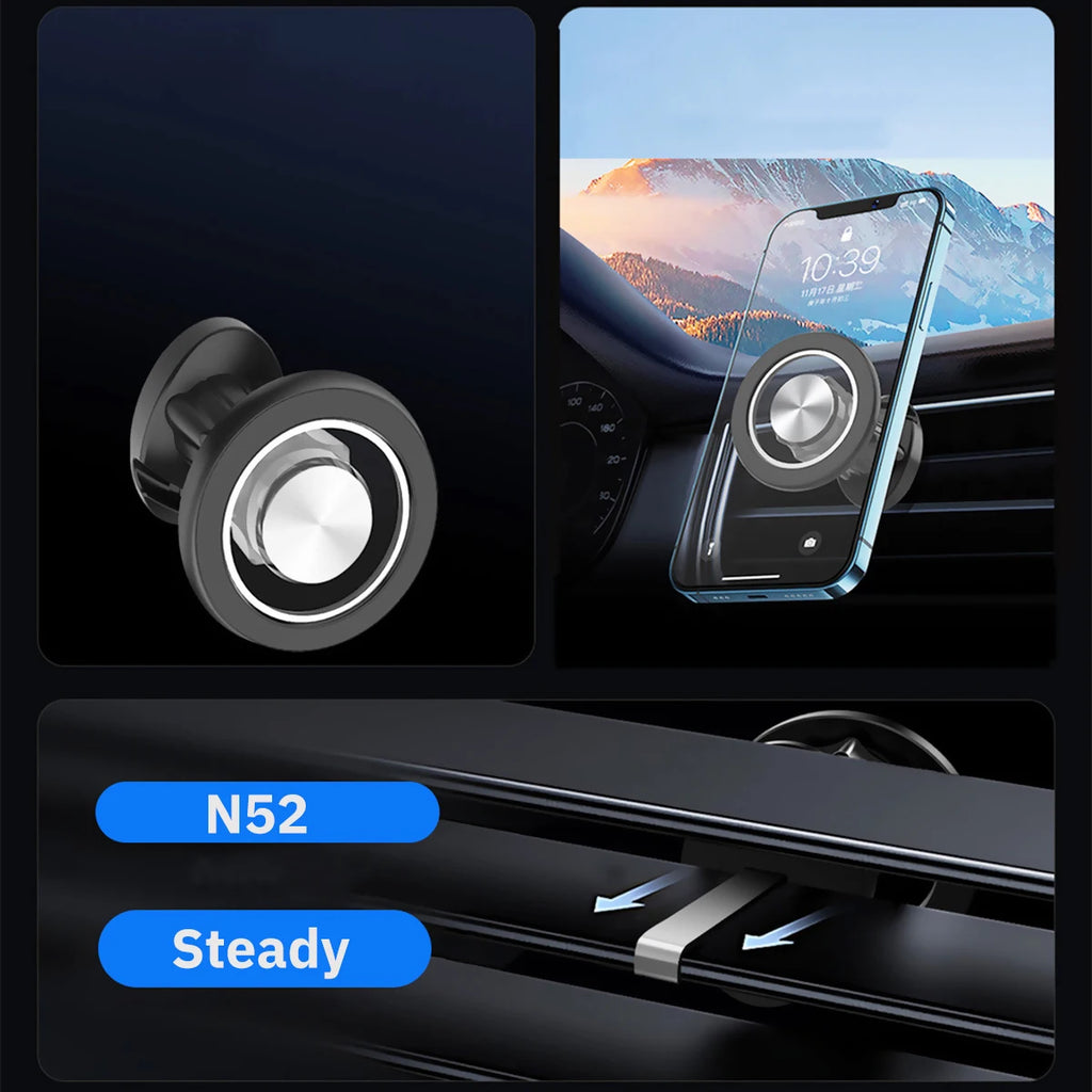 Double Car Phone Holder With Storage Box Base Magsafe Wireless Charger Phone Mount For Suzuki Jimny 2018-2024 2025 JB64 JB74