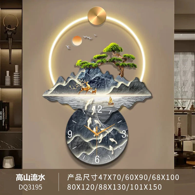 Korean Aesthetic Wall Clock Mechanism Luxury Living Room Cute Korean Aesthetic Clock Wall Fashion Reloj Pared Room Decorations