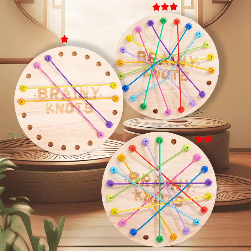 Rope Untying Challenge Game, Educational Board Game Toy, Children's Logical Thinking Development, Concentration Training