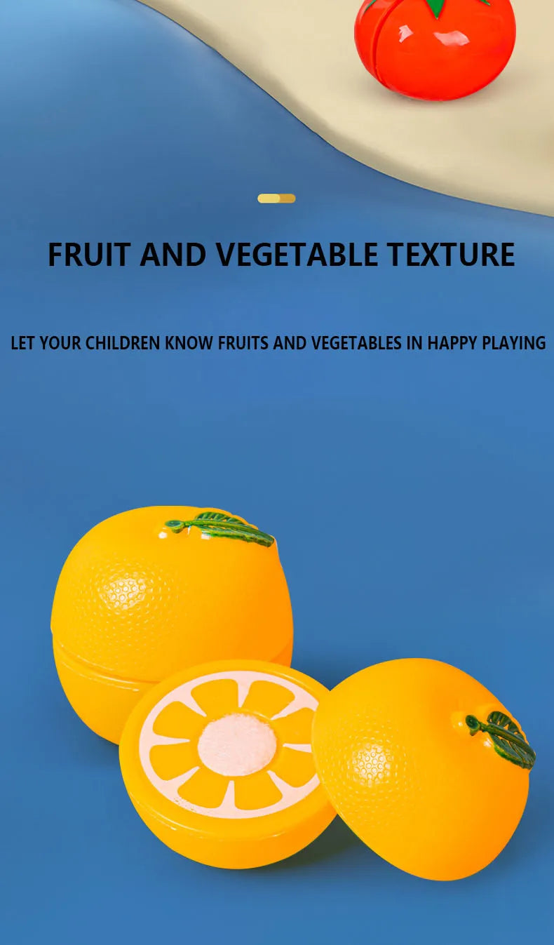 Fruit Cutting Set Children's Play House Toy Kitchen Vegetable Baby Can Cut Vegetables Boys and Girls Cutting Toys Gift