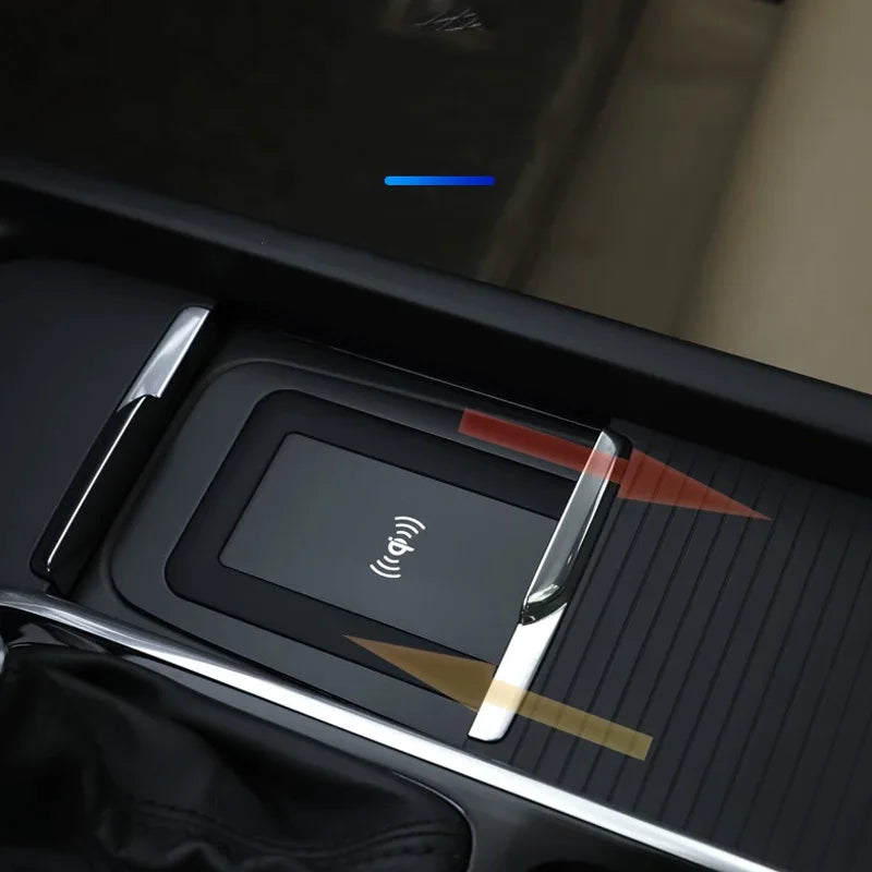 Car wireless charger phone charger charging pad plate charging holder for Volvo XC90 S90 V90 XC60 S60 V60