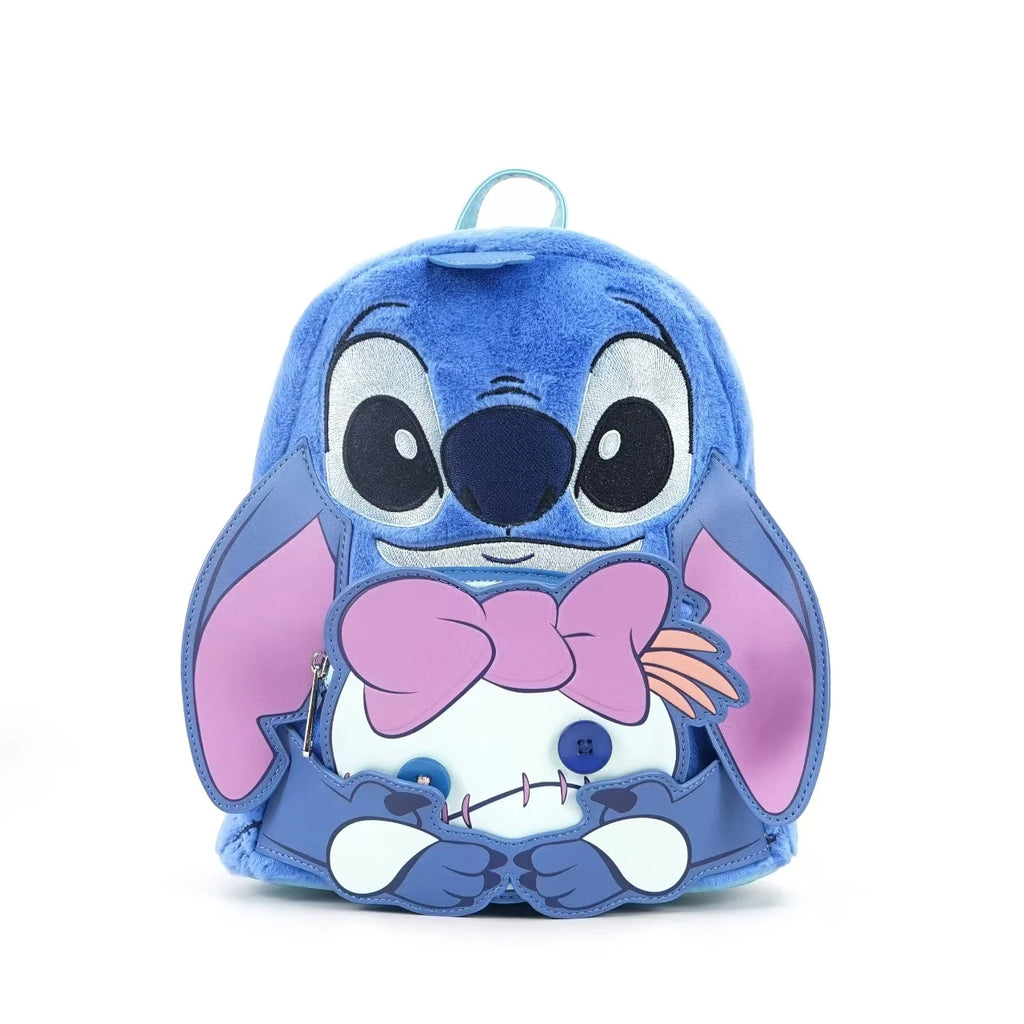 Mickey and Minne Floral Marie Cat Mini Backpack Womens Double Strap Shoulder Bag Purse Double Shoulder Backpack Gift
