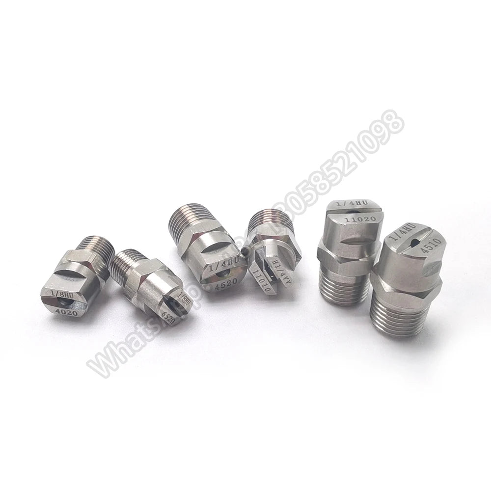 1/4‘’40/50 degree HVV HU Flat Fan Nozzle V e j e t Standard High Impact Stainless Steel Nozzle