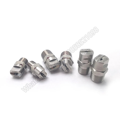 1/4‘’40/50 degree HVV HU Flat Fan Nozzle V e j e t Standard High Impact Stainless Steel Nozzle