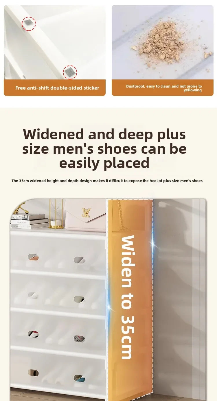 Multi-layer Door-mounted Shoe Hat Rack - Simple Assembly Household