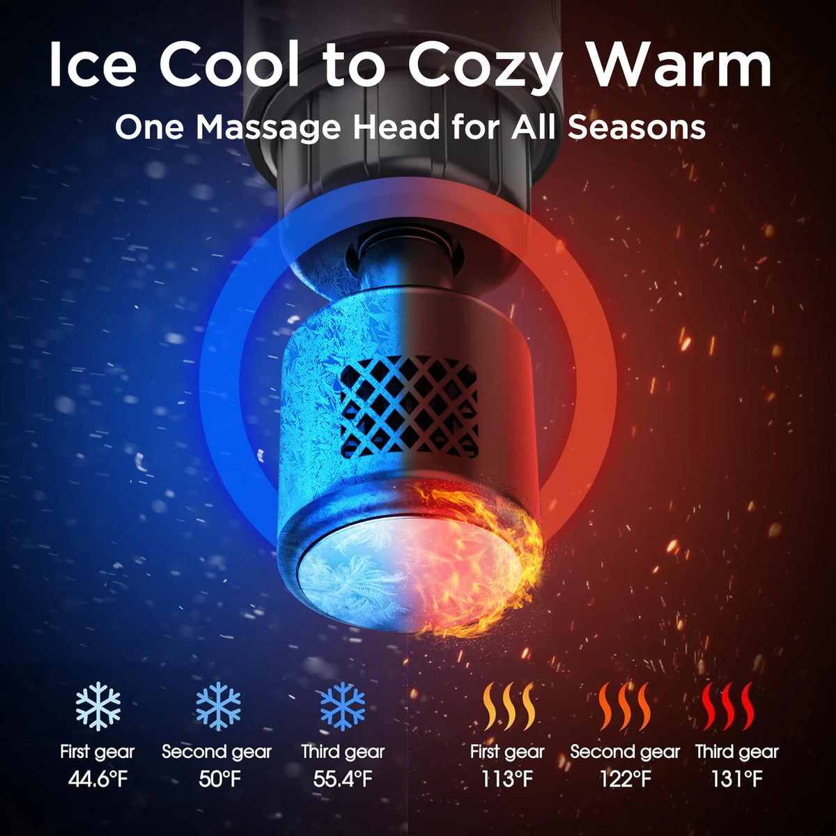Hot & Cold Deep Tissue Massage Gun