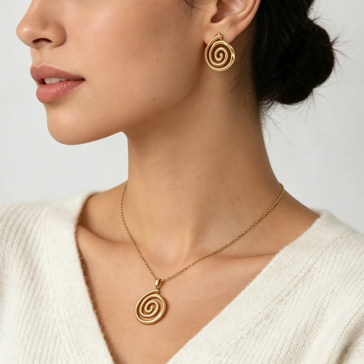 1Set Hollow Monstera Leaf 2Pcs Jewelry Set, Tropical Leaf Necklace Stud Earrings For Women Beach Vacation Wear